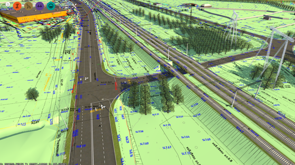 ХабДорПроект выполняет инженерные изыскания с построением трехмернойя информационной модели BIM